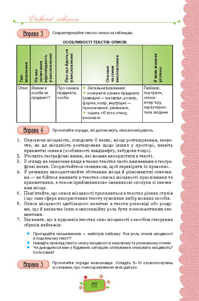 Підручник Українська мова 8 клас Данилевська 2016