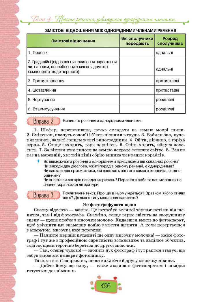 Підручник Українська мова 8 клас Данилевська 2016