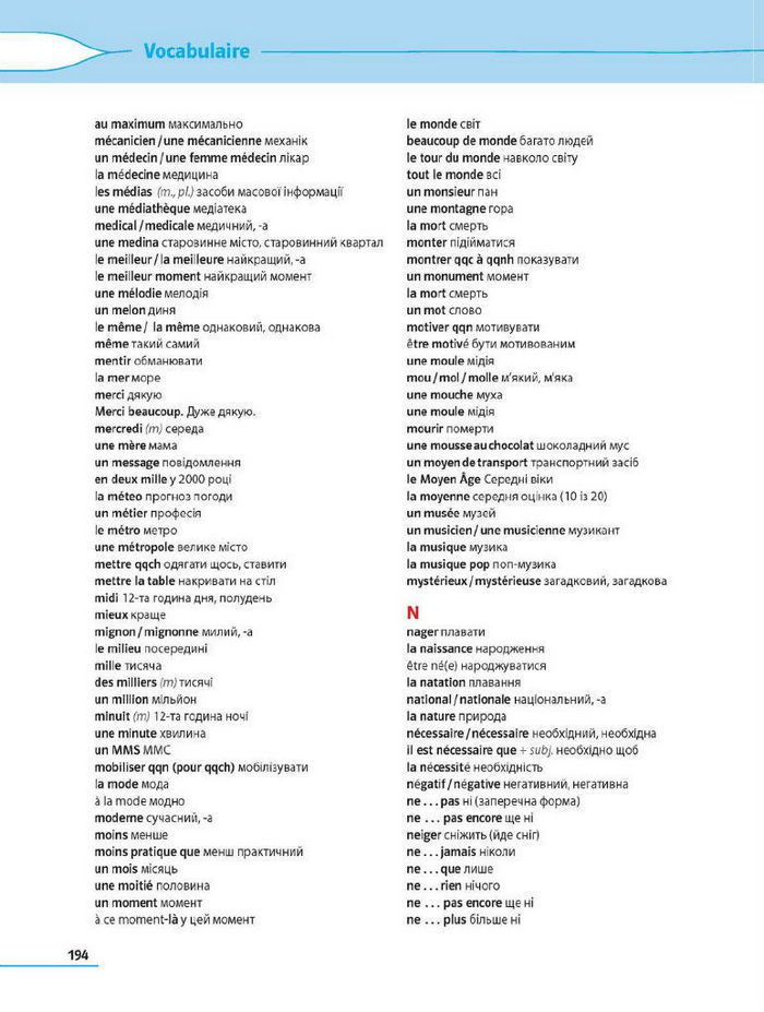 Французька мова 8 клас Клименко Методика