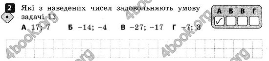 ГДЗ Зошит контроль Алгебра 8 клас Корнієнко 2016