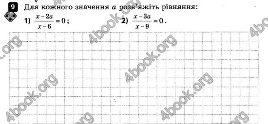 ГДЗ Зошит контроль Алгебра 8 клас Корнієнко 2016