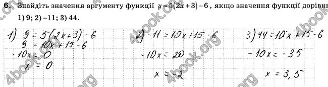 Відповіді Зошит 7 клас Алгебра Тарасенкова. ГДЗ