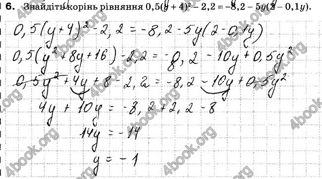 Відповіді Зошит 7 клас Алгебра Тарасенкова. ГДЗ