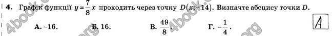 Відповіді Зошит 7 клас Алгебра Тарасенкова. ГДЗ