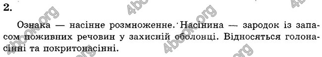 Відповіді Зошит контроль Біологія 6 клас Балан. ГДЗ