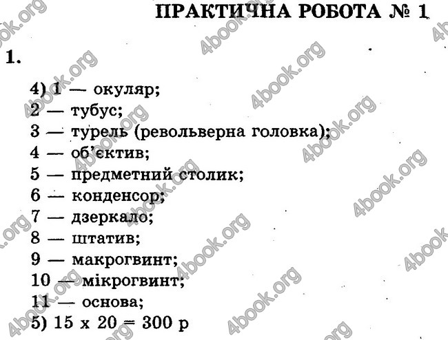 Відповіді Зошит практични Біологія 6 клас Яковлева. ГДЗ