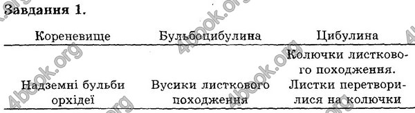 Відповіді Експрес-контроль Біологія 6 клас Сліпчук. ГДЗ