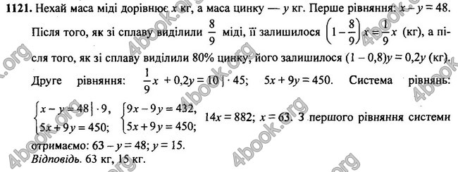 ГДЗ Алгебра 7 клас Мерзляк 2015