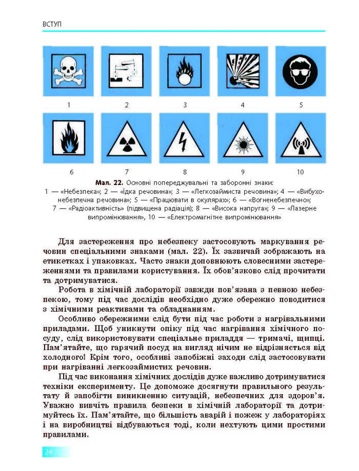 Підручник Хімія 7 клас Григорович 2015