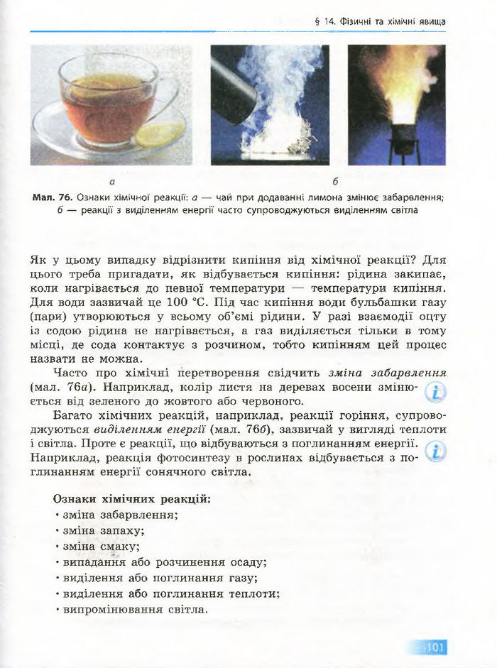 Підручник Хімія 7 клас Григорович 2015