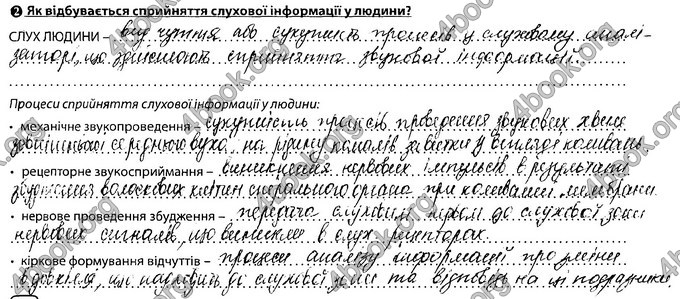 Відповіді Зошит Біологія 8 клас Соболь. ГДЗ