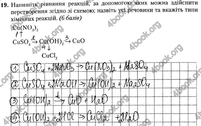 Відповіді Зошит Хімія 8 клас Дубовик. ГДЗ