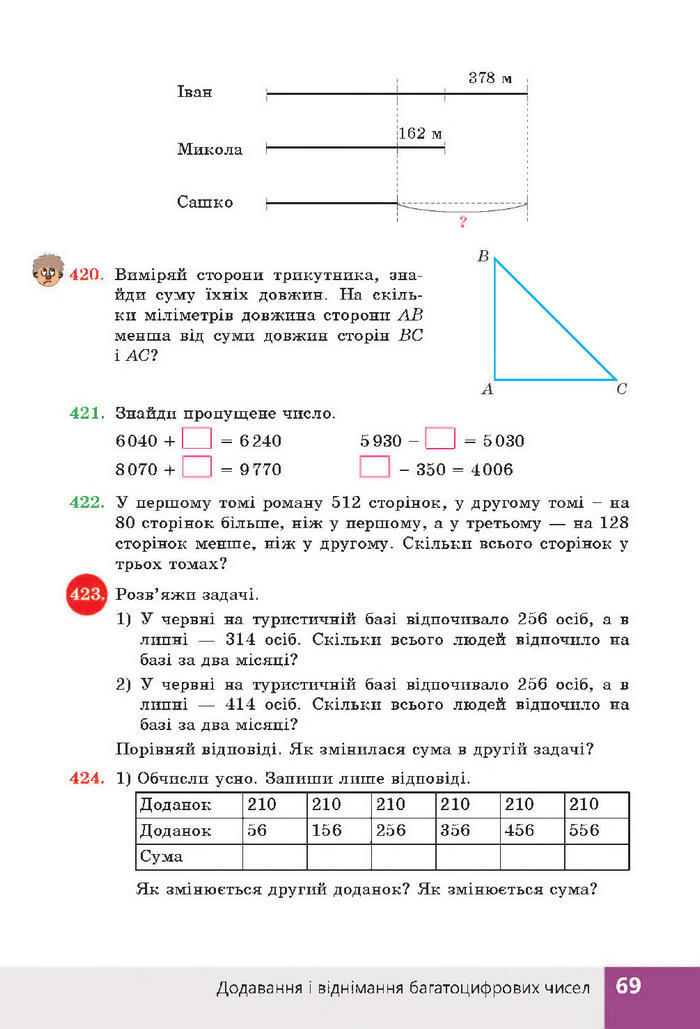 Підручник Математика 4 клас Листопад 2015