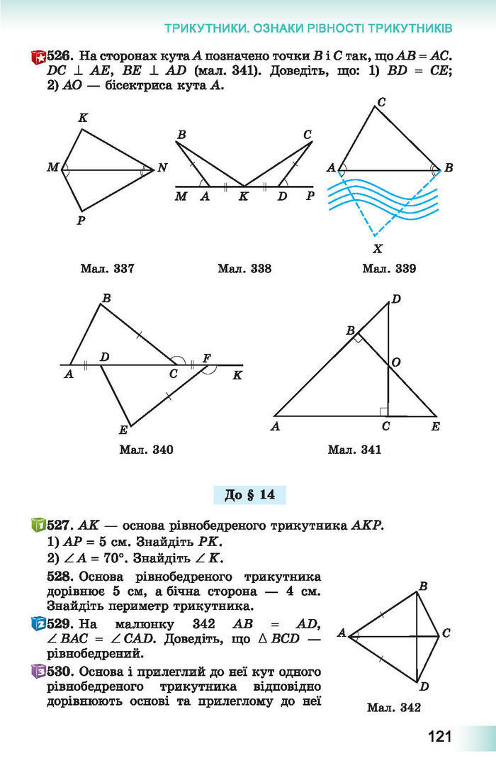 Підручник Геометрія 7 клас Істер 2015