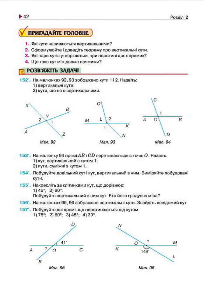 Геометрія 7 клас Бурда 2015