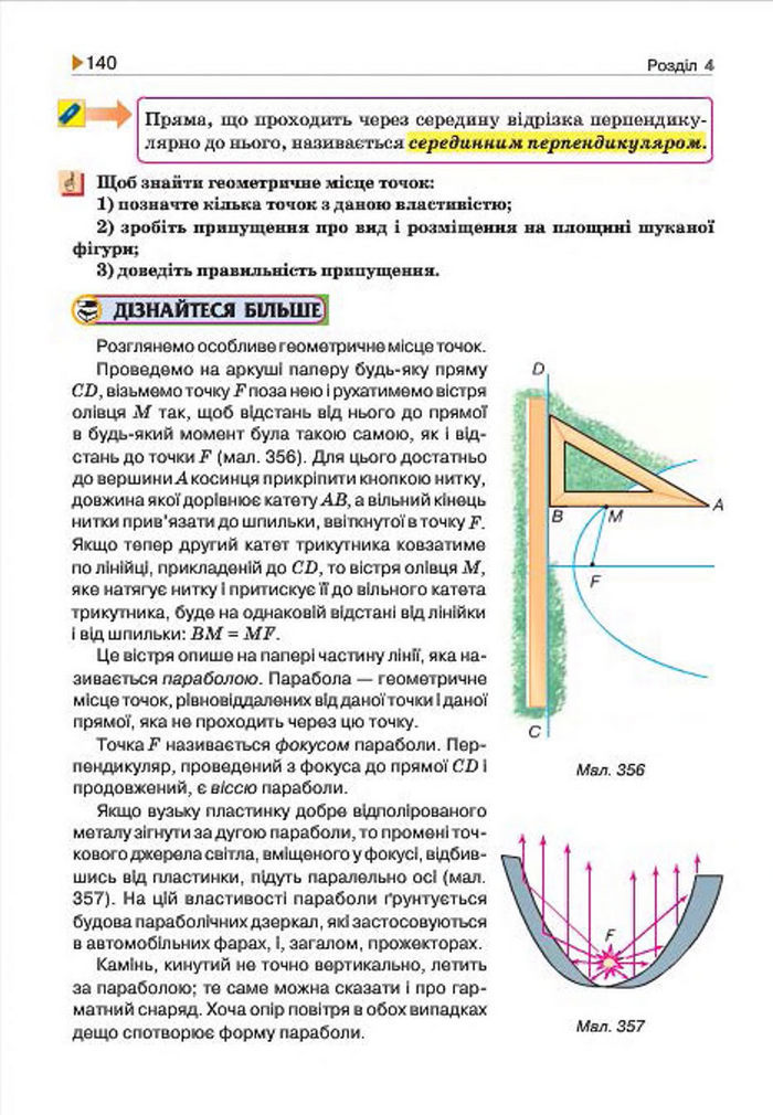 Геометрія 7 клас Бурда 2015