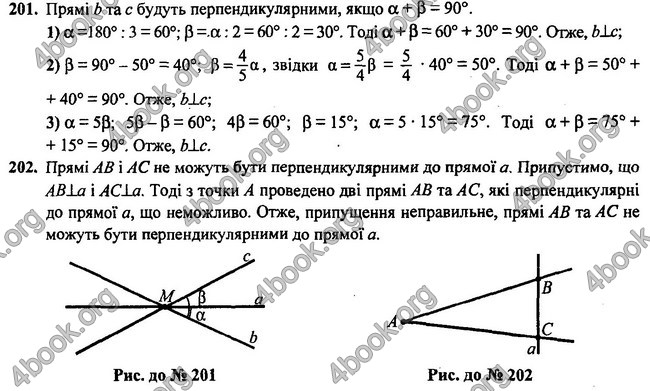 Відповіді Геометрія 7 клас Бурда 2015. ГДЗ