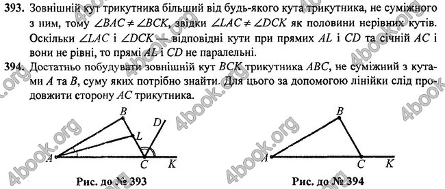 Відповіді Геометрія 7 клас Бурда 2015. ГДЗ