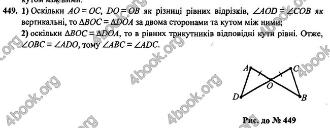 Відповіді Геометрія 7 клас Бурда 2015. ГДЗ