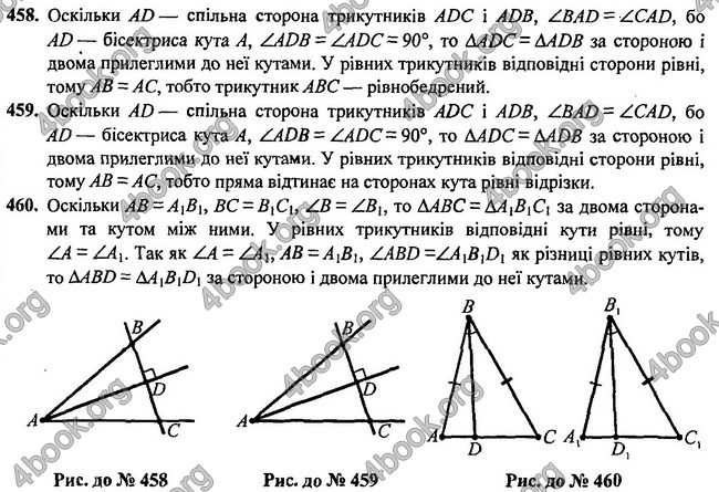 Відповіді Геометрія 7 клас Бурда 2015. ГДЗ