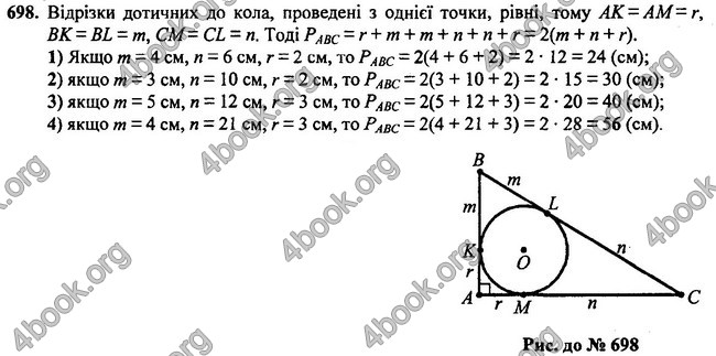 Відповіді Геометрія 7 клас Бурда 2015. ГДЗ