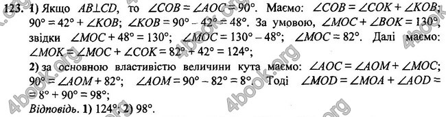 Відповіді Геометрія 7 клас Мерзляк 2020-2015