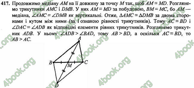 Відповіді Геометрія 7 клас Мерзляк 2020-2015