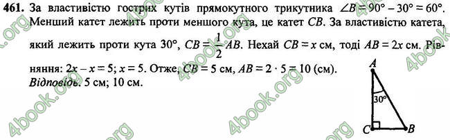 Відповіді Геометрія 7 клас Мерзляк 2020-2015