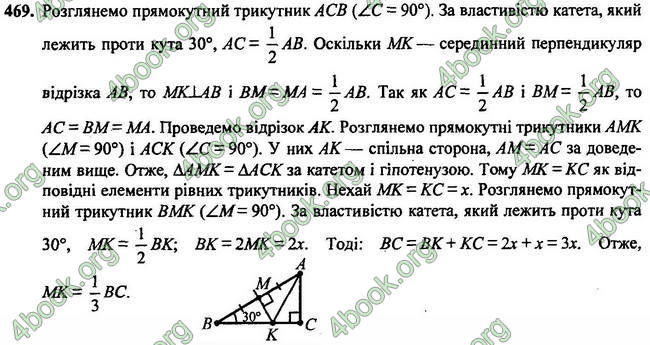 Відповіді Геометрія 7 клас Мерзляк 2020-2015