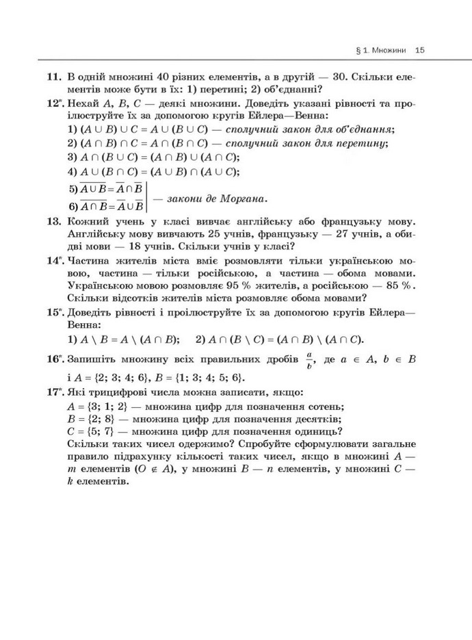 Алгебра 10 клас Нелін. Академічний рівень