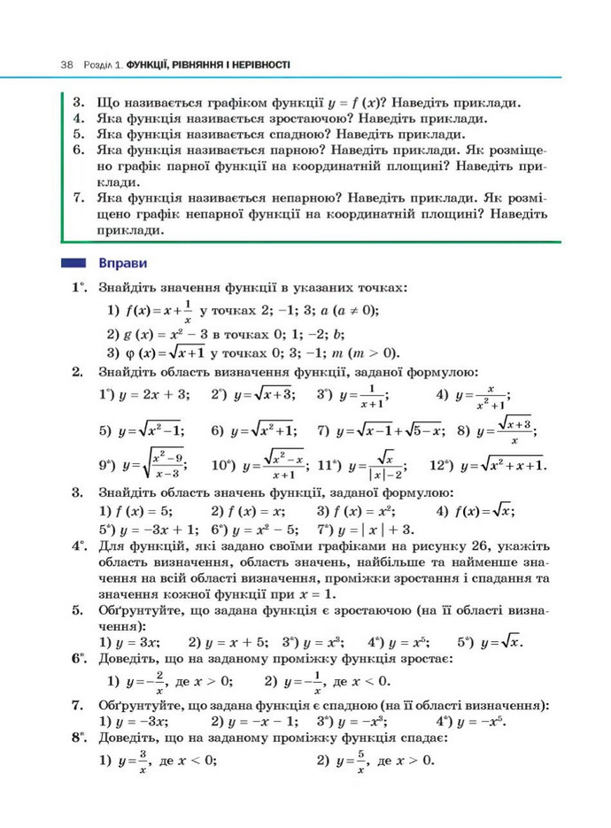 Алгебра 10 клас Нелін. Академічний рівень