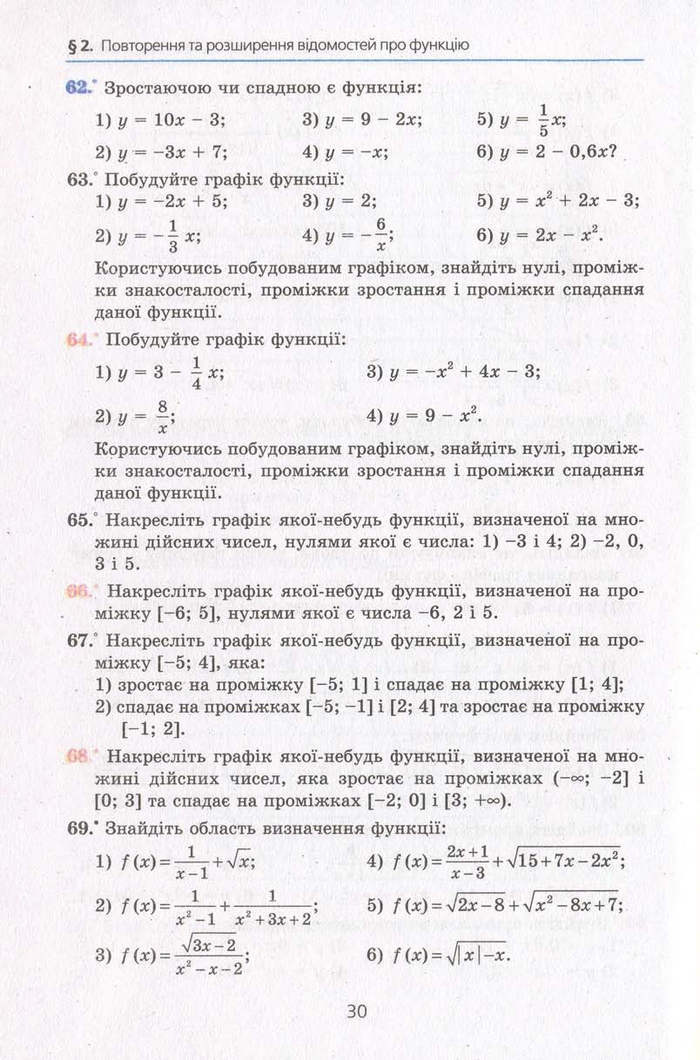 Алгебра 10 клас Мерзляк. Академічний рівень