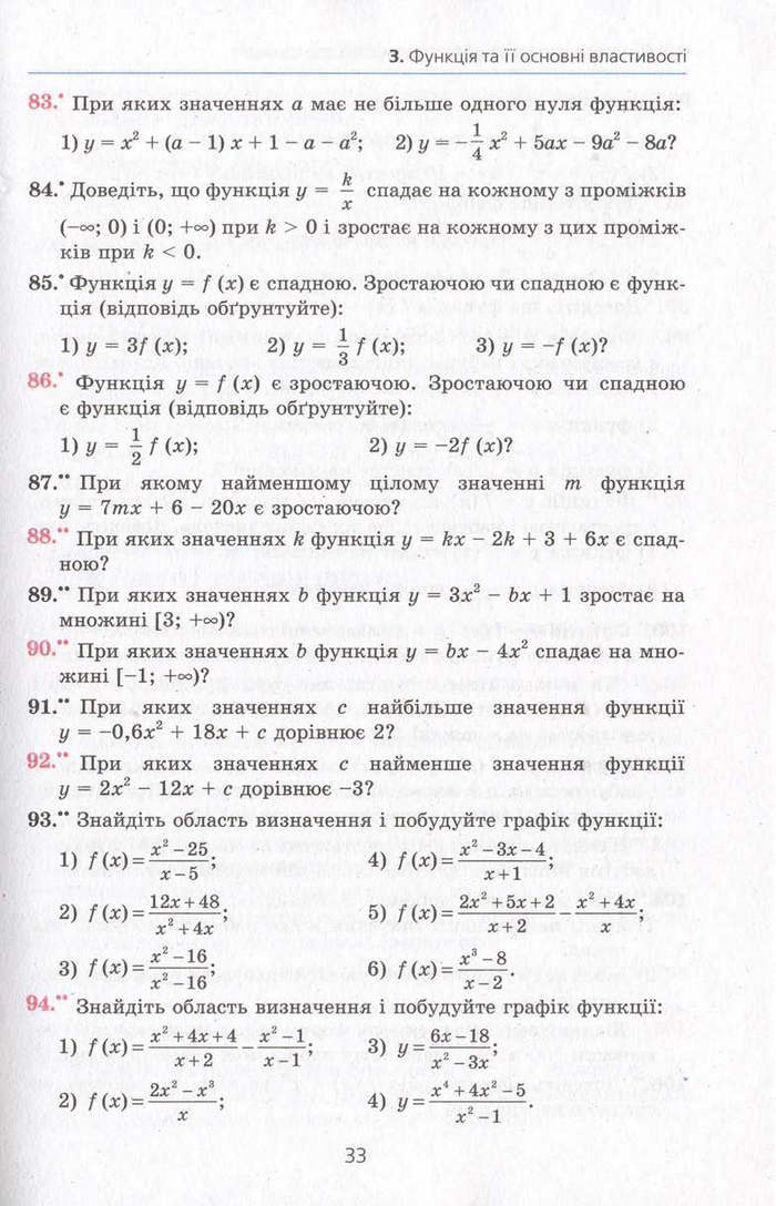 Алгебра 10 клас Мерзляк. Академічний рівень