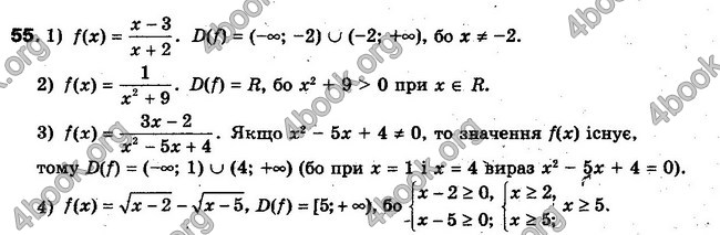 Решебник Алгебра 10 клас Мерзляк. Академічний рівень. ГДЗ