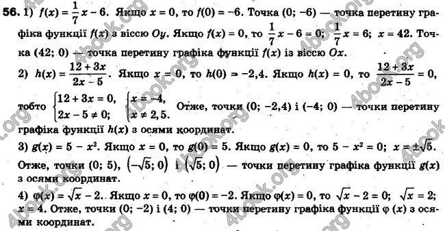 Решебник Алгебра 10 клас Мерзляк. Академічний рівень. ГДЗ