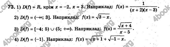 Решебник Алгебра 10 клас Мерзляк. Академічний рівень. ГДЗ