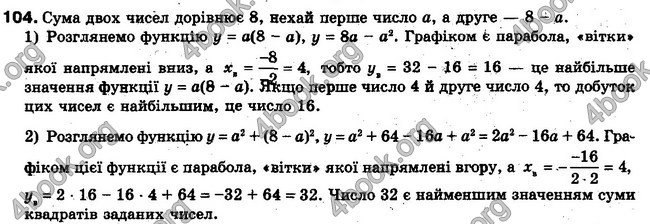 Решебник Алгебра 10 клас Мерзляк. Академічний рівень. ГДЗ