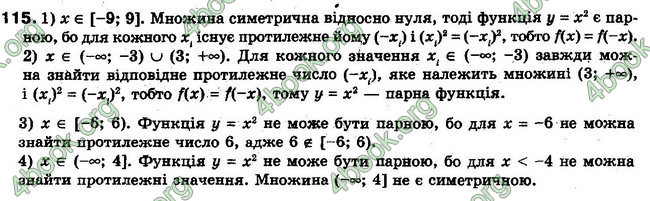 Решебник Алгебра 10 клас Мерзляк. Академічний рівень. ГДЗ