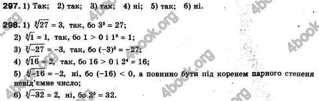 Решебник Алгебра 10 клас Мерзляк. Академічний рівень. ГДЗ