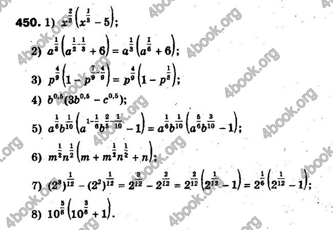 Решебник Алгебра 10 клас Мерзляк. Академічний рівень. ГДЗ