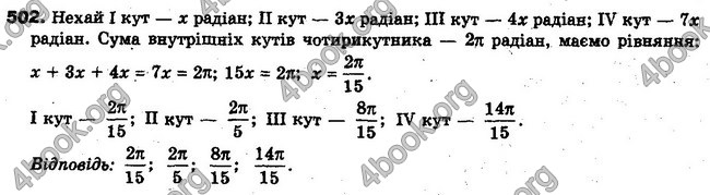 Решебник Алгебра 10 клас Мерзляк. Академічний рівень. ГДЗ