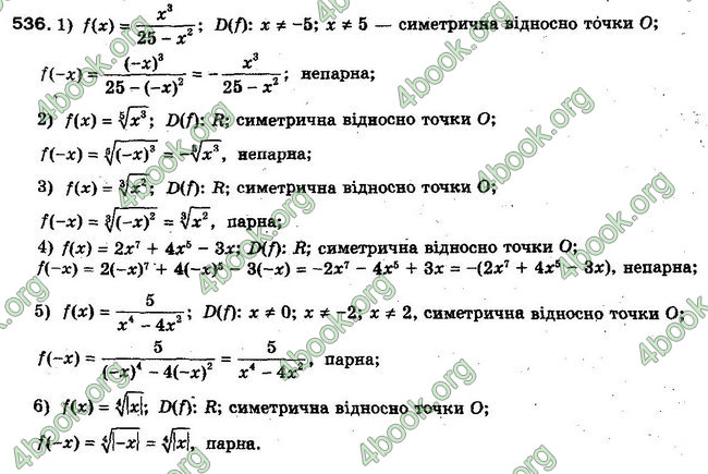 Решебник Алгебра 10 клас Мерзляк. Академічний рівень. ГДЗ