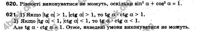 Решебник Алгебра 10 клас Мерзляк. Академічний рівень. ГДЗ