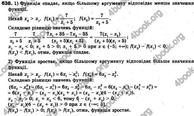 Решебник Алгебра 10 клас Мерзляк. Академічний рівень. ГДЗ