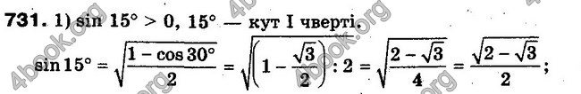 Решебник Алгебра 10 клас Мерзляк. Академічний рівень. ГДЗ