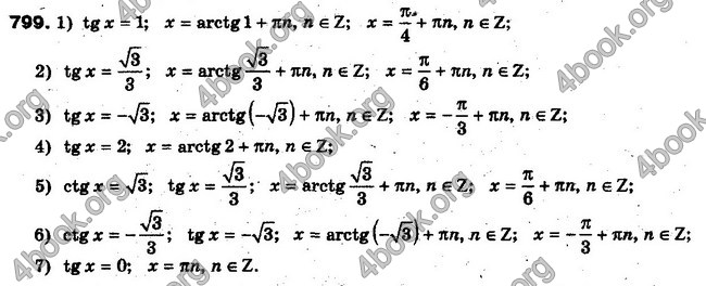 Решебник Алгебра 10 клас Мерзляк. Академічний рівень. ГДЗ