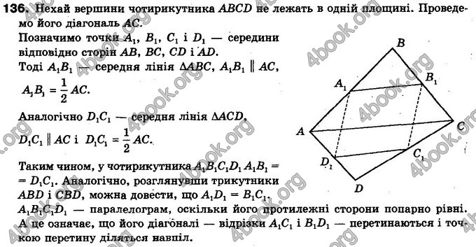 Відповіді Геометрія 10 клас Бурда. ГДЗ