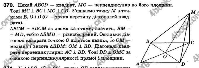 Відповіді Геометрія 10 клас Бурда. ГДЗ