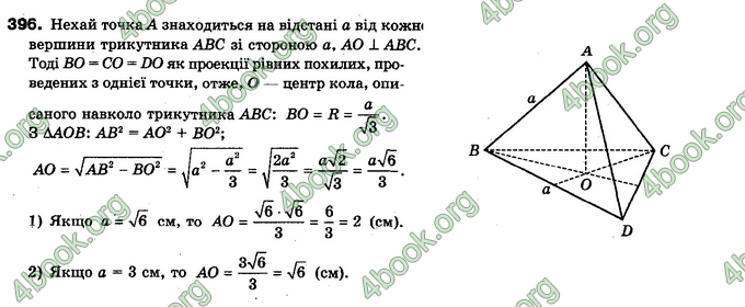 Відповіді Геометрія 10 клас Бурда. ГДЗ