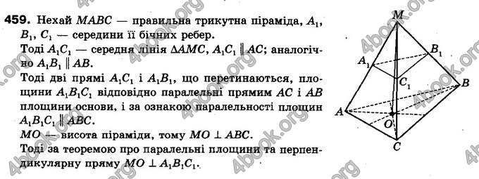 Відповіді Геометрія 10 клас Бурда. ГДЗ